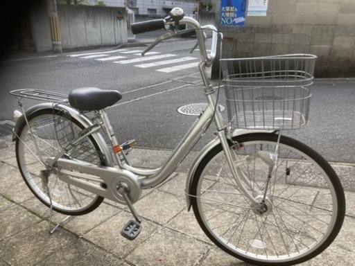 【24インチ自転車】美品❗️マルイシ製　LEDオートライト　変速なし　若林自転車　浜大津店　SALE中❗️