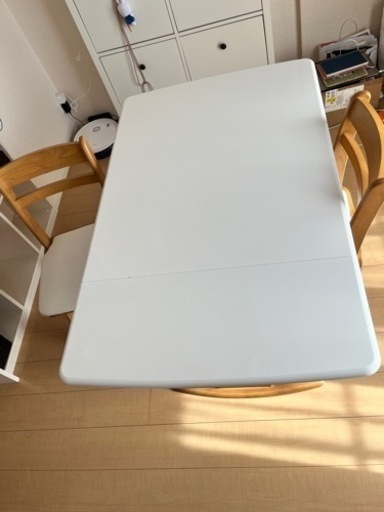 伸縮可能　ダイニングテーブル&チェア