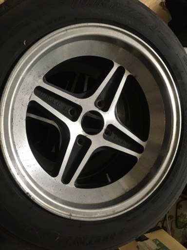 大阪南部手渡し　ホイール4本 TRA京都　DRAG4 14インチ7j+10 pcd100x4穴