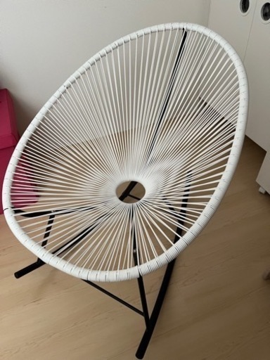 ロッキングチェア　ホワイト