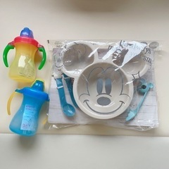 ディズニー　はじめてのうどんセット　離乳食　ミッキー　ピジョン　...