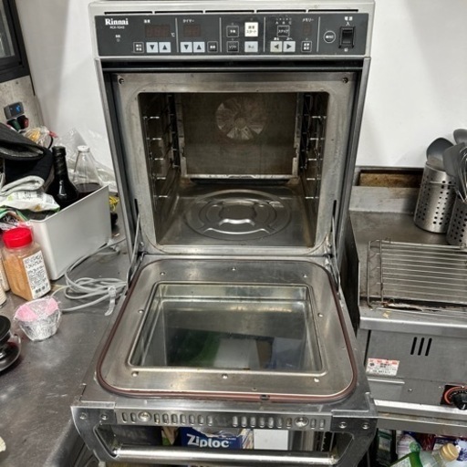 最終値下げ！！中古◆リンナイ◆卓上ガス高速オーブン RCK-S10AS 100V/都市ガス Ｗ470×Ｄ645×Ｈ586
