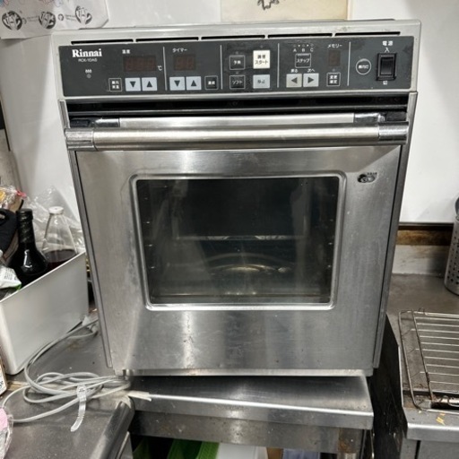 最終値下げ！！中古◆リンナイ◆卓上ガス高速オーブン RCK-S10AS 100V/都市ガス Ｗ470×Ｄ645×Ｈ586