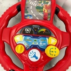 アンパンマンと動く車とハンドルのおもちゃ、3点セット男の子知育の画像