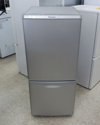 冷蔵庫 138L 2017年製 パナソニック NR-B149W ドアシルバー 100Lクラス 札幌 西野店