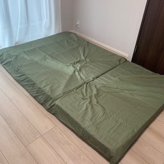 ニトリ　マットレス　ソファになる　セミダブル　カバー付き