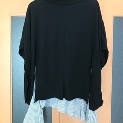 消耗品と交換もok リメイクニット　M〜Lの画像