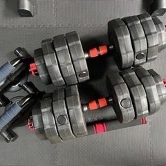 筋トレ器具 一式の画像