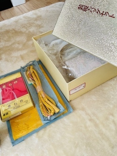 振袖 着物 黒 赤 花柄 新品未使用