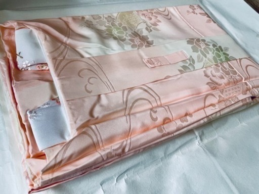 振袖 着物 黒 赤 花柄 新品未使用