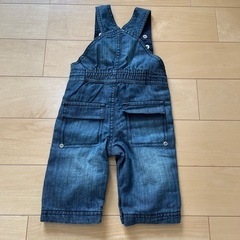 デニムオーバーオール　60cmの画像