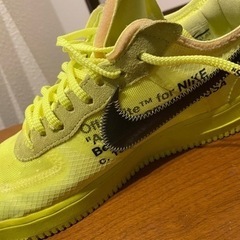 NIKE AIR Force1×Off-White VOLT の画像