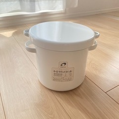 【お譲り先決定】野田琺瑯ストッカー18センチ