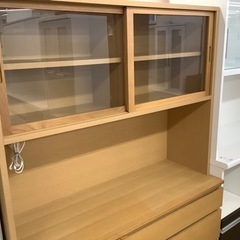 【トレファクラパーク岸和田】無印良品の二枚扉レンジボードご紹介です