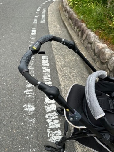 【美品】ピジョン ランフィ　リノン　RA9L グレー　 A型ベビーカー　対面式