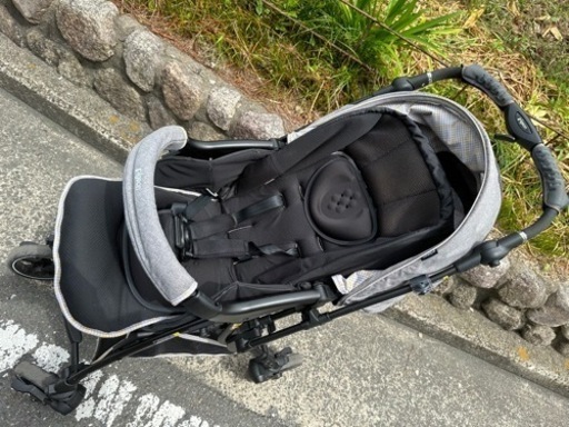 【美品】ピジョン ランフィ　リノン　RA9L グレー　 A型ベビーカー　対面式