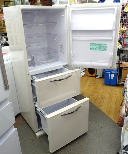 西岡店  冷蔵庫 265L 2013年製 3ドア 日立 R-S27CMV 自動製氷機付 シルクベージュ 200Lクラス