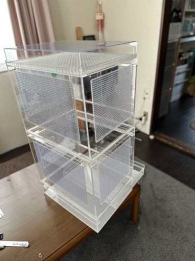 値下げ!モモンガ飼育用アクリルケージ