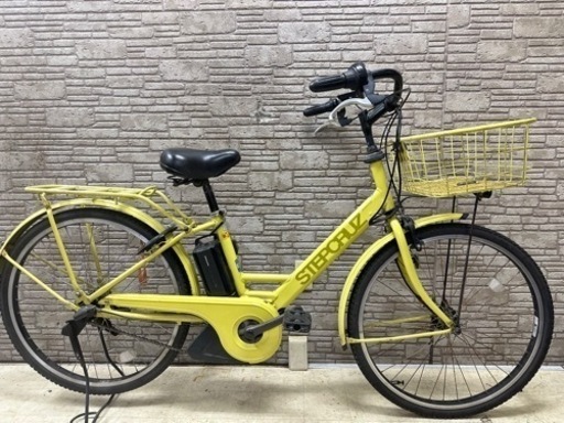 新生活応援SALE 東京23区配達無料　新基準 ブリヂストン ステップクルーズ　8.7Ah リチウム 電動自転車 中古　BS 203