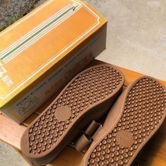 新品未使用　介護　靴　シューズ　23.0 茶色の画像