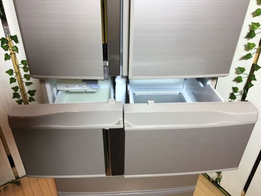 【愛品館八千代店】保証充実MITSUBISHI　2016年製435L　6ドア冷凍冷蔵庫MR-R44A 