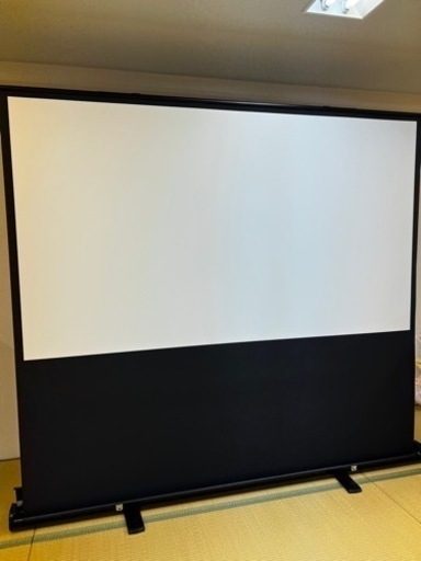 フロアスタンドスクリーン　パンタ式