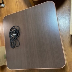 フラットヒーター　折りたたみ　こたつ　天板リバーシブル