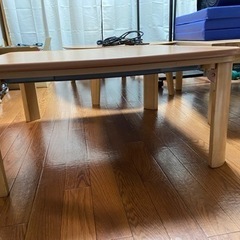 フラットヒーター　折りたたみ　こたつ　天板リバーシブルの画像