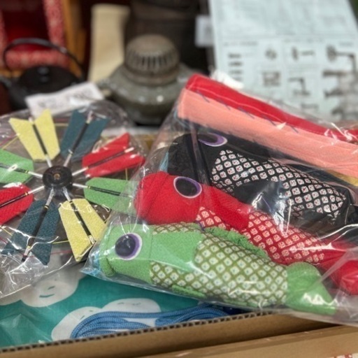 【未使用品】室内用 ちりめんこいのぼり