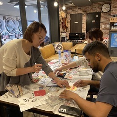 秋冬講座！パステルと筆ペンで自由に表現！／すなお書道教室の画像