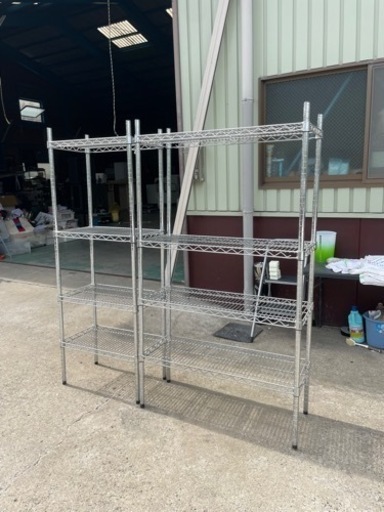 決まりました☆早い者勝ち??‍♂️2つまとめて☆明日まで！スチールラック☆値引き不可