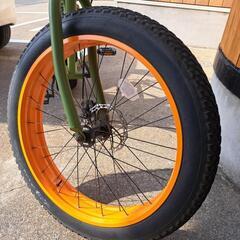 ファットバイク自転車26インチの画像