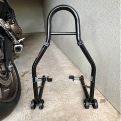 バイク　リアメンテナンススタンド　　　ほぼ新品の画像