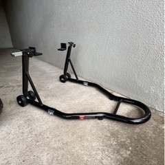 バイク　リアメンテナンススタンド　　　ほぼ新品の画像