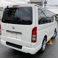 他の自社ローン店よりも安く乗れます!!予審審査に自信の無い方、安心してどうぞ！お問い合わせはお早めに！人気のハイエース　9人乗　ディーゼルです♡の画像