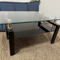 ガラステーブル　受付一時中断の画像