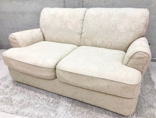 日本フラク株式会社 2人掛けソファ 布製ソファ アンティーク