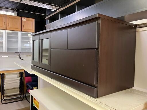 ⑥ リサイクルショップスターズ城西店 テレビ台 収納 テレビ視聴 ゲーム機収納 ブラウン