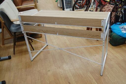 タマリビング株式会社 木目調デスク 幅120×奥60×高83cm 白木調 机 札幌市 清田区 平岡