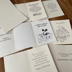 フロリダディズニーワールド購入　メッセージカードの画像