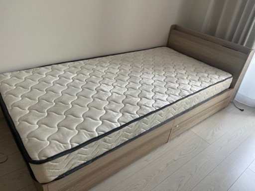 【決まりました】美品　シングルベッド