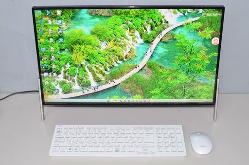 中古一体型パソコン Windows11+office 富士通 FH77/D3 高性能i7-9750H/爆速SSD512GB+大容量HDD3TB/メモリ8GB/23.8インチ/ブルーレイ/テレビ