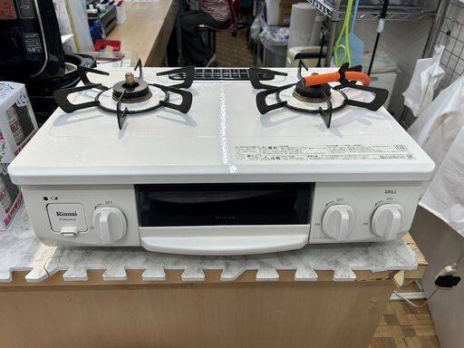 ガスコンロ リンナイ LPガス RT34NJHD 2022年製 【安心の3ヶ月保証】?自社配送時?代引き可?※現金、クレジット、スマホ