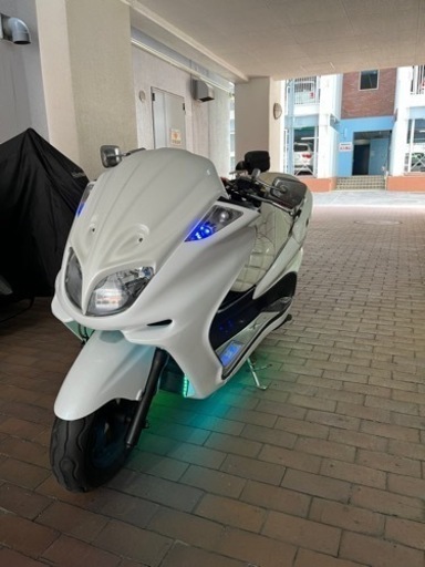 【YAMAHAマジェスティーc】SG03J 大人カスタム　LED付き　ローダウン