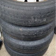 【激安！】【早い者勝ち!!】タイヤ145R12.6PRホイール付...