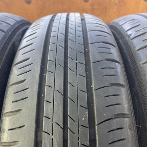 バリ山　DUNLOP ダンロップ　EC300＋　165/65R14 夏タイヤ　2017年製　14インチ