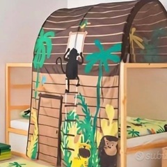イケアIKEA リバーシブルベッド KURA ベッドマットとベッ...