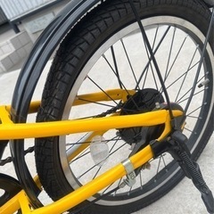 美品HUMMER折りたたみ自転車の画像