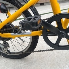 美品HUMMER折りたたみ自転車の画像