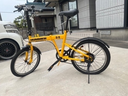 美品HUMMER折りたたみ自転車